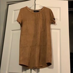 Mink pink Suede Dress